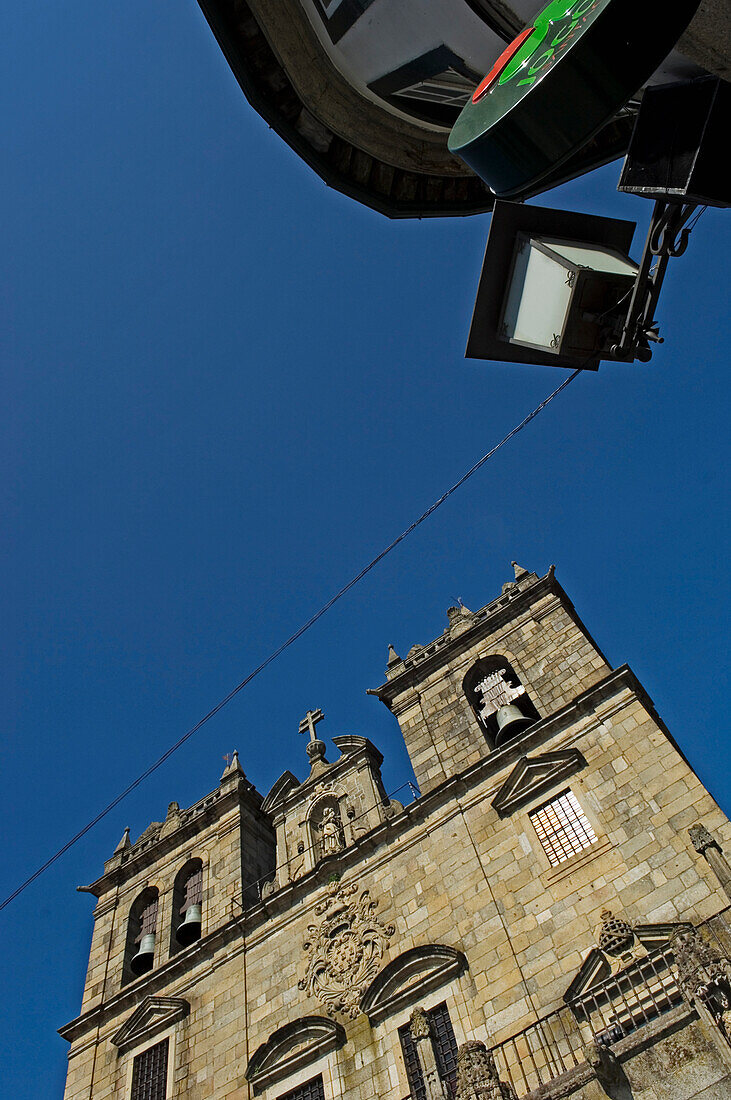 Braga Cathedral And Lamp Post
