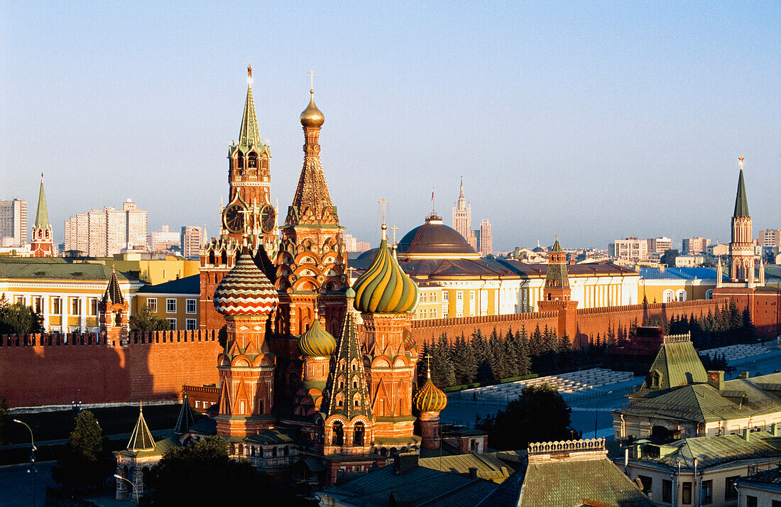 St Basils And Kremlin