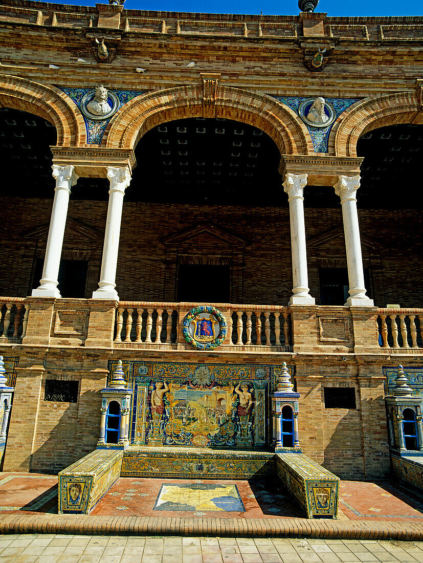 Archways Of Plaza De Espana