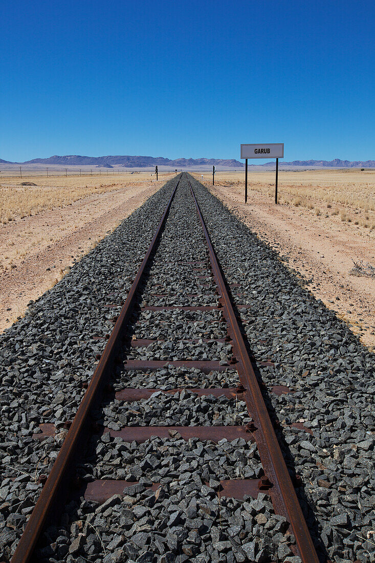 Railway track; Garub namibia