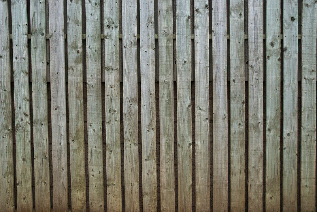 Wooden panels on a wall; Ilmington, cotswolds, england