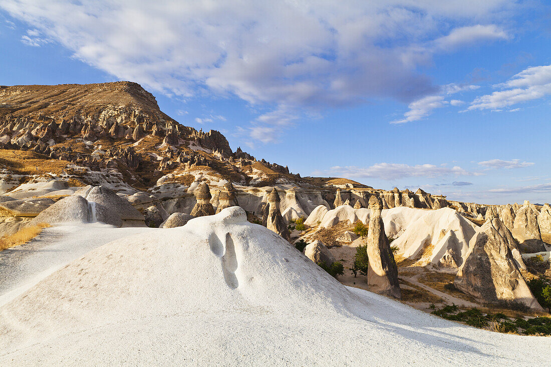 Fairy Chimneys In The Rugged, Barren Landscape; Cappadocia, Turkey