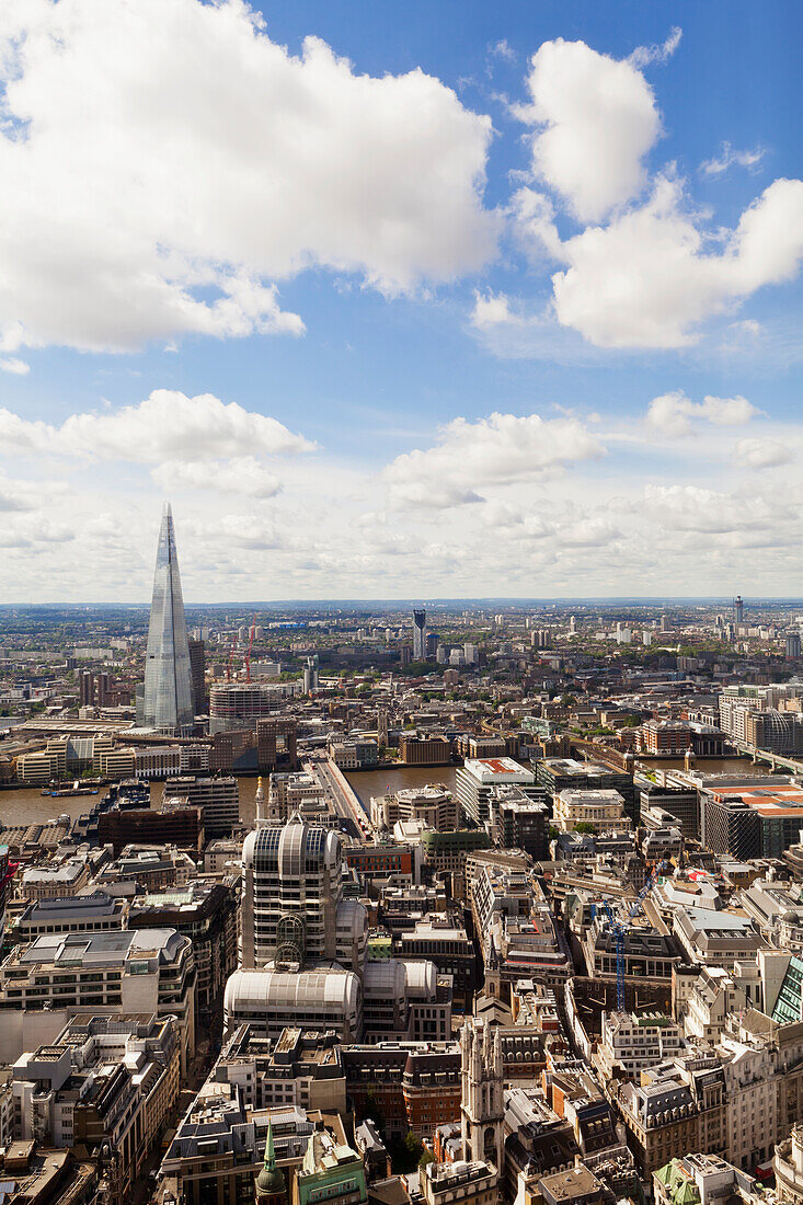 Blick auf London vom Tower 42 aus; London, England