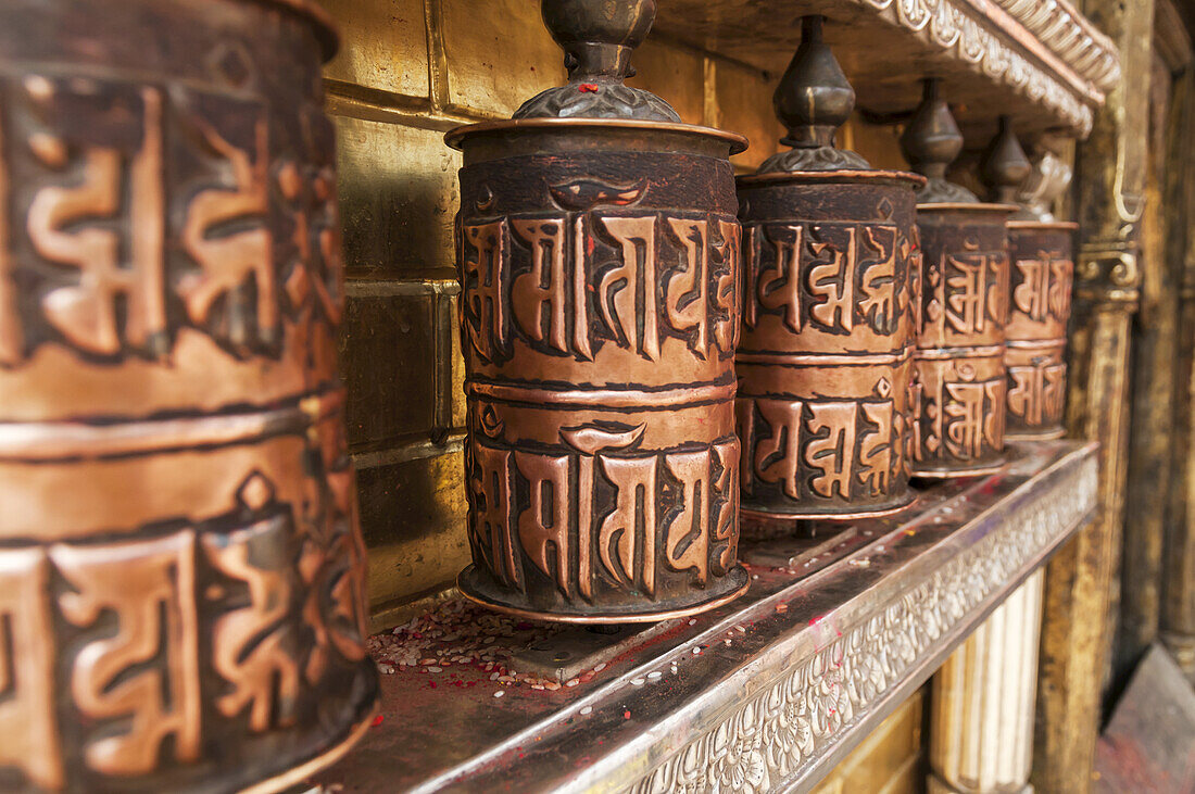 Tibetan Rolls From Swayambhu Temple; Kathmandu, Nepal