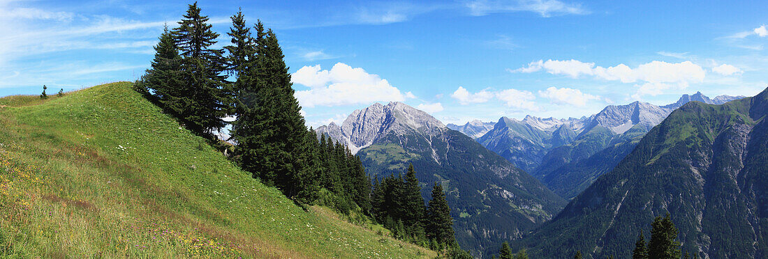 Alpine Valley Of Lechtal; Tirol, Austria