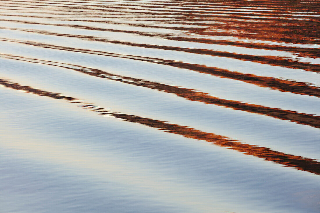 River water surface details, reflections and abstracts, ripples and patterns. 