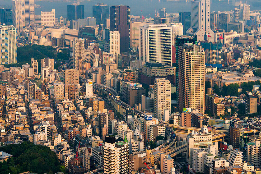 Hochhäuser im Stadtzentrum von Tokio, Japan