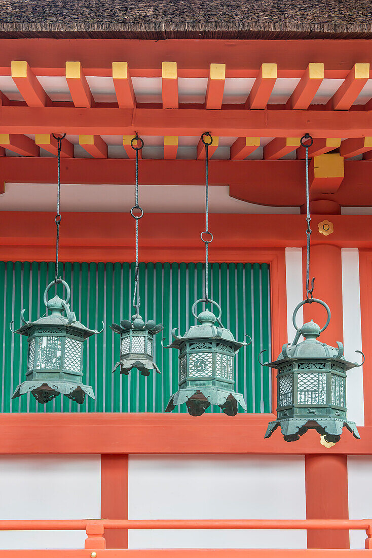 Japan, Nara, Kasuga Shrine Lanterns