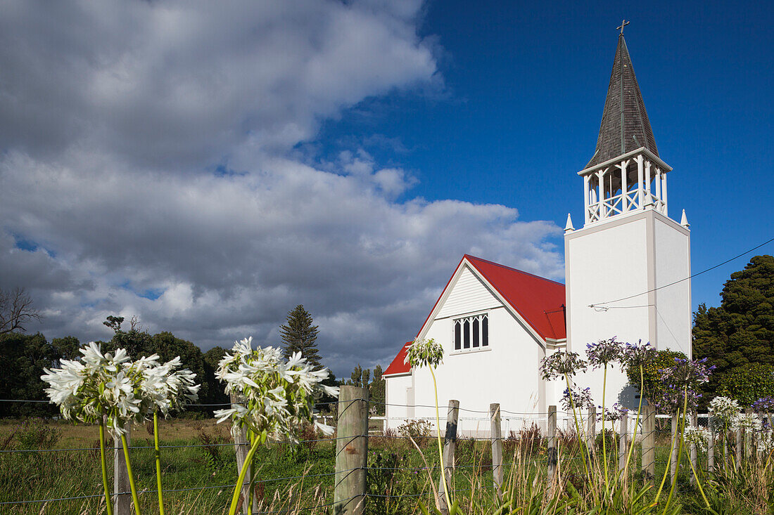 New Zealand, North Island, Whanganui. Putiki Church