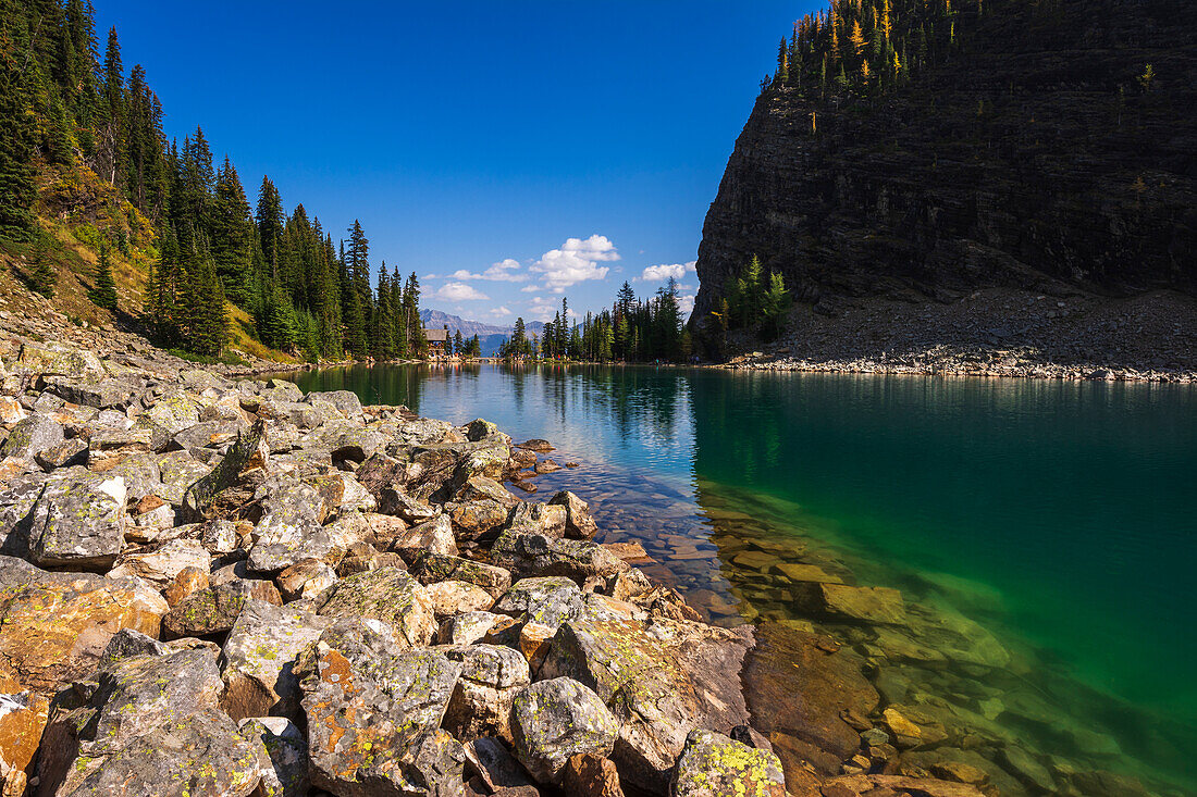 Agness-See, Banff-Nationalpark, Alberta, Kanada