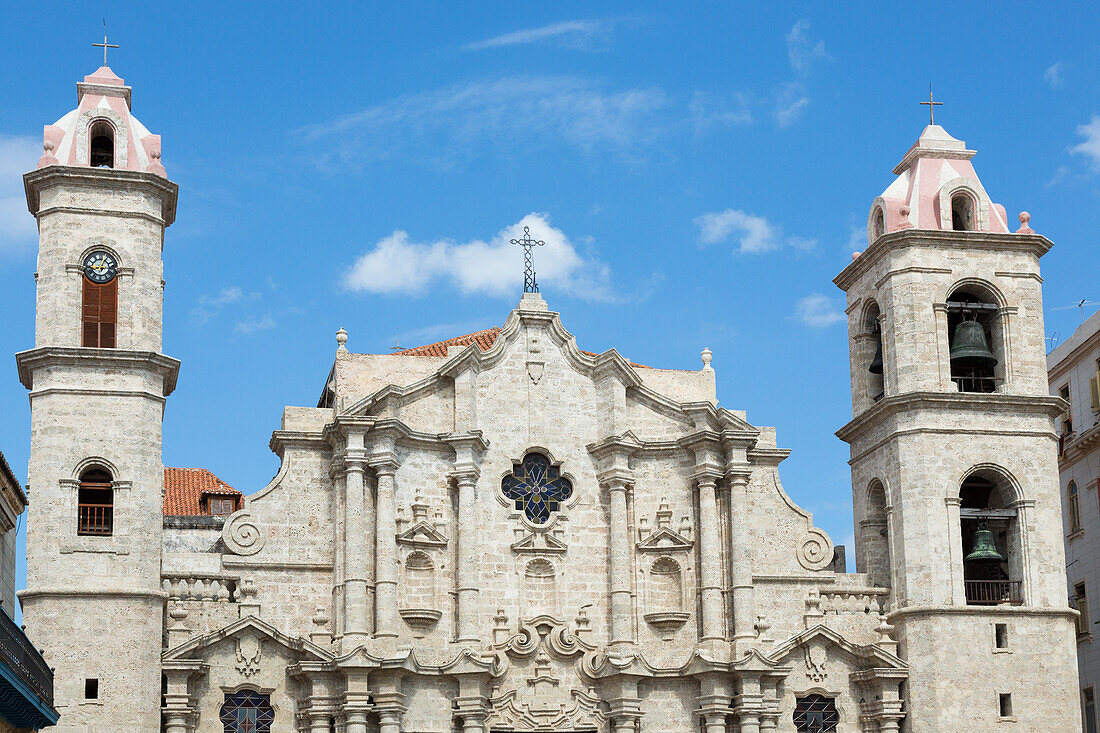Kuba, Havanna. Die Kathedrale der römisch-katholischen Kirche in der Altstadt.