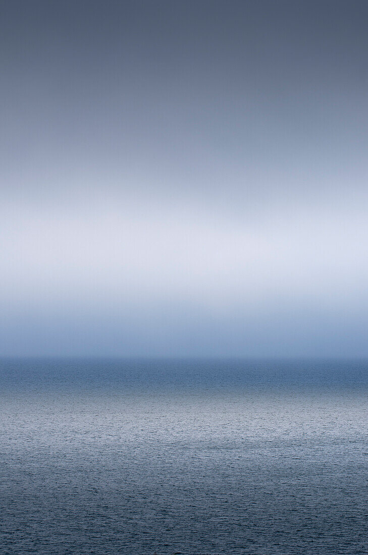 Clouds and fog over Bay of Fundy, New Brunswick