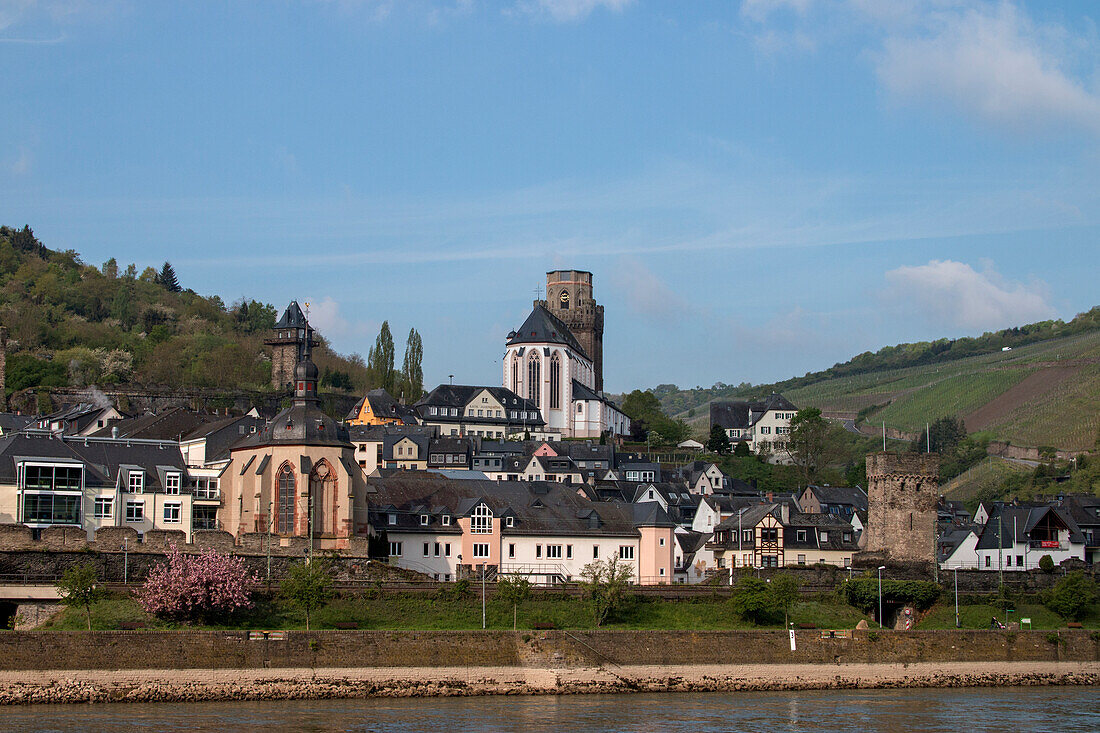 Der Mittelrhein ist ein UNESCO-Welterbe. Cochem, Deutschland.