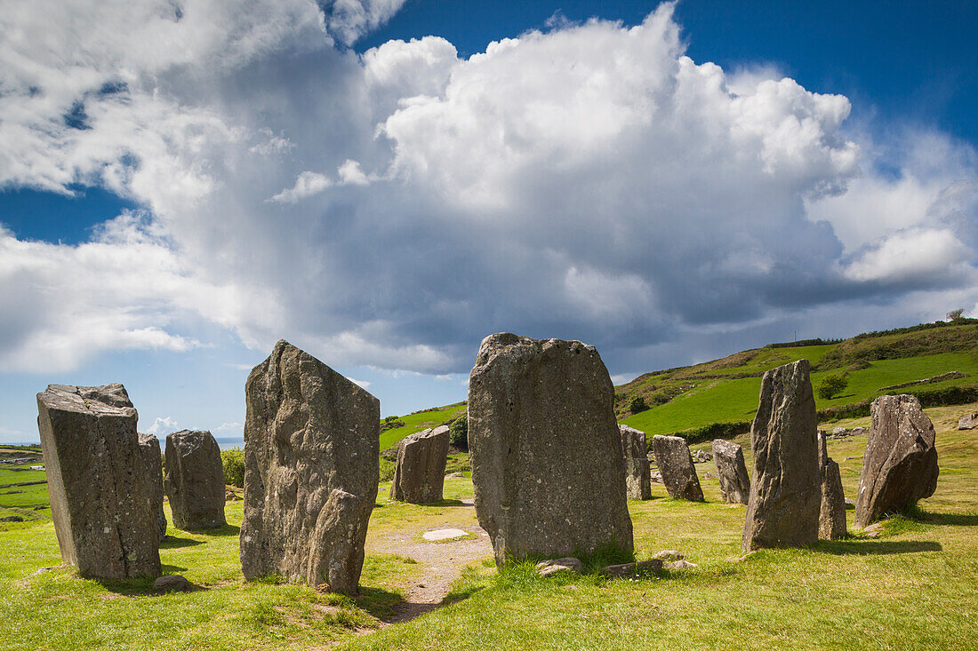 Irland, Grafschaft Cork, Drombeg, Drombeg Steinkreis, 5. Jahrhundert