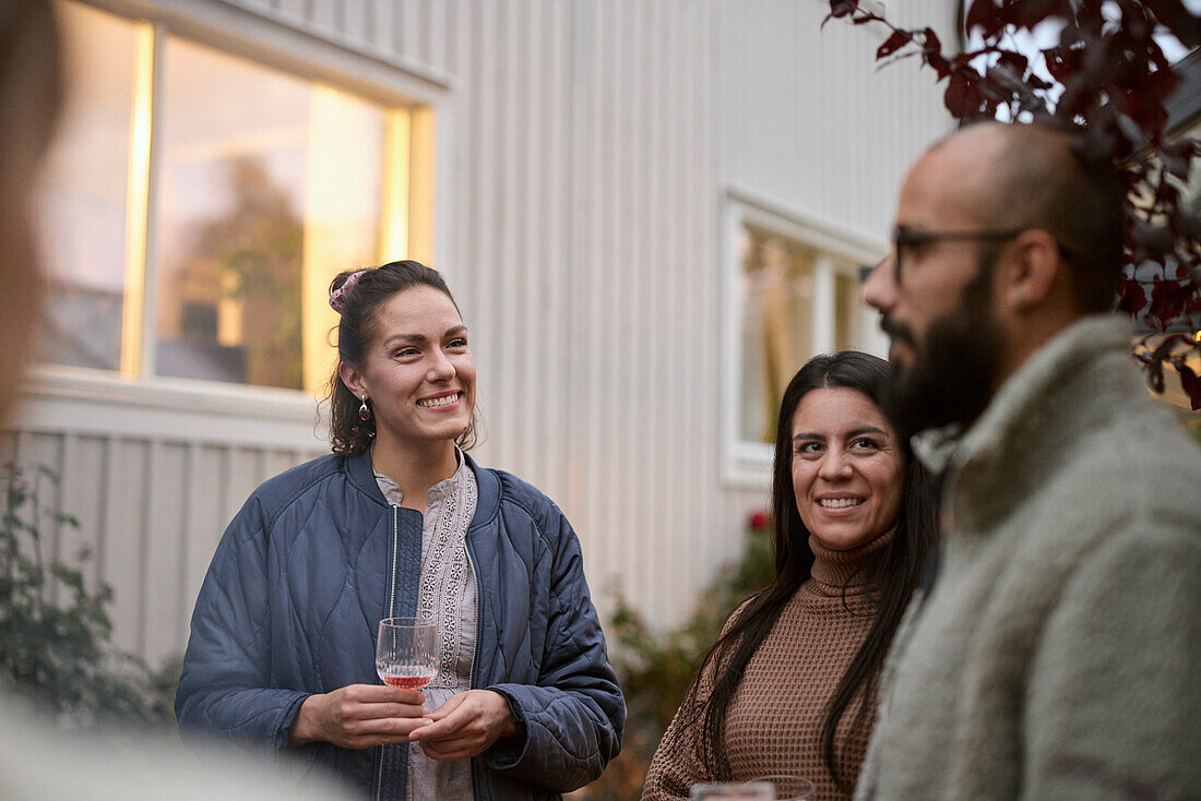 Freunde im Gespräch