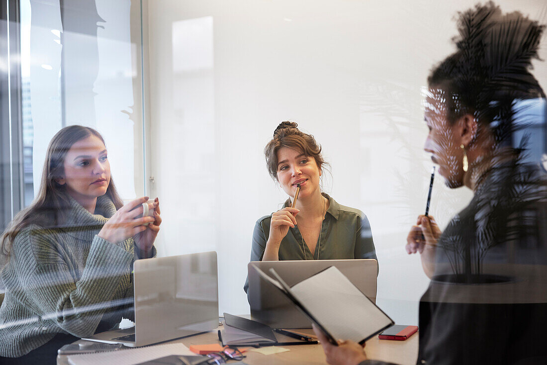 Business people having meeting in office