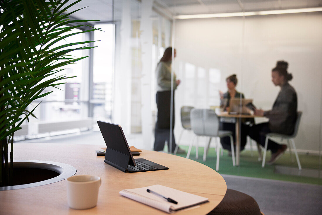 Business people having meeting in office