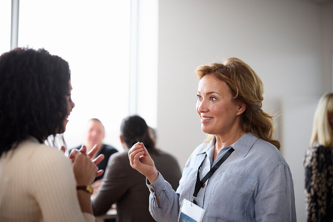 Businesswoman during coffee break