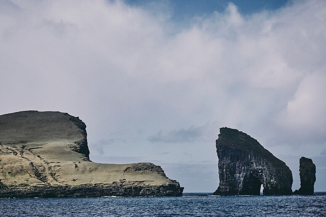 View of rocky coast