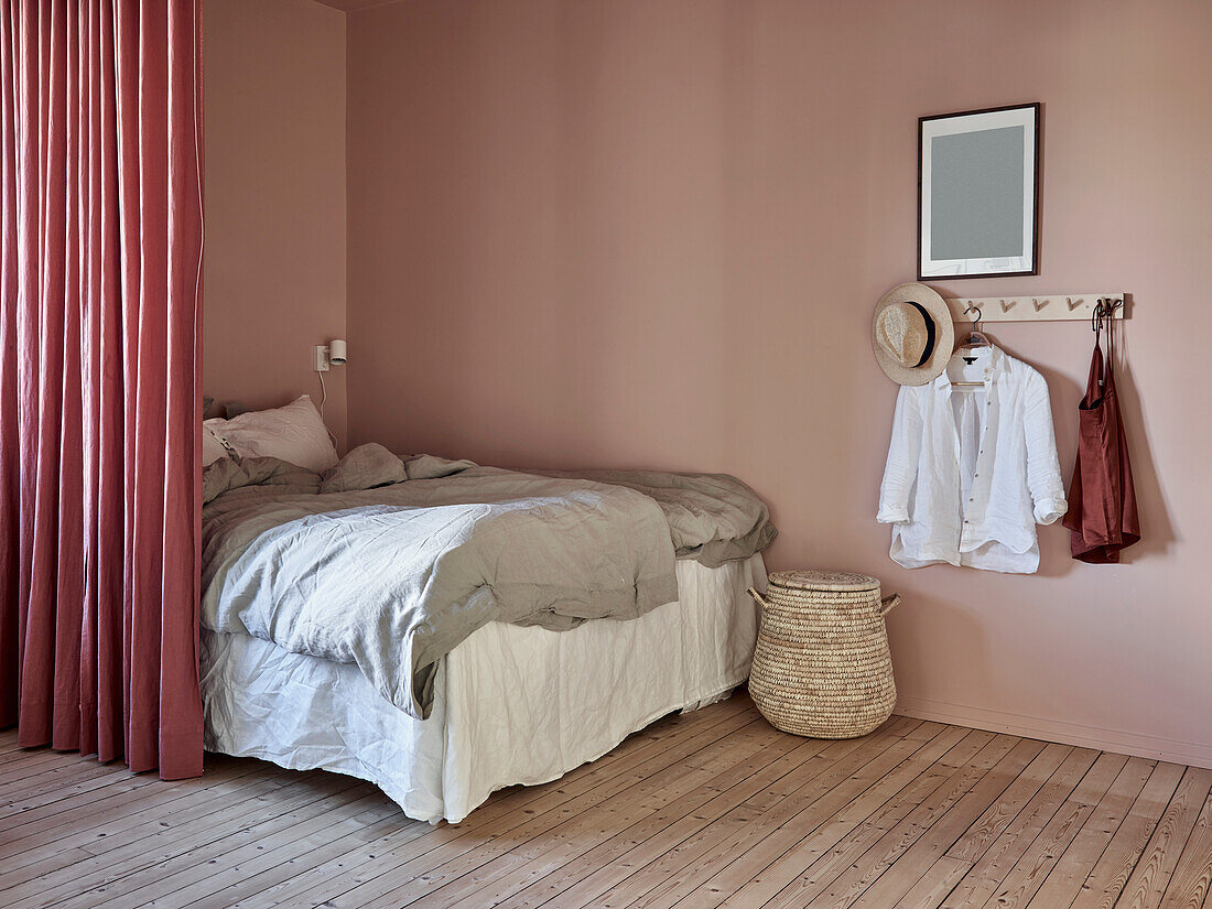 View of bed in bedroom