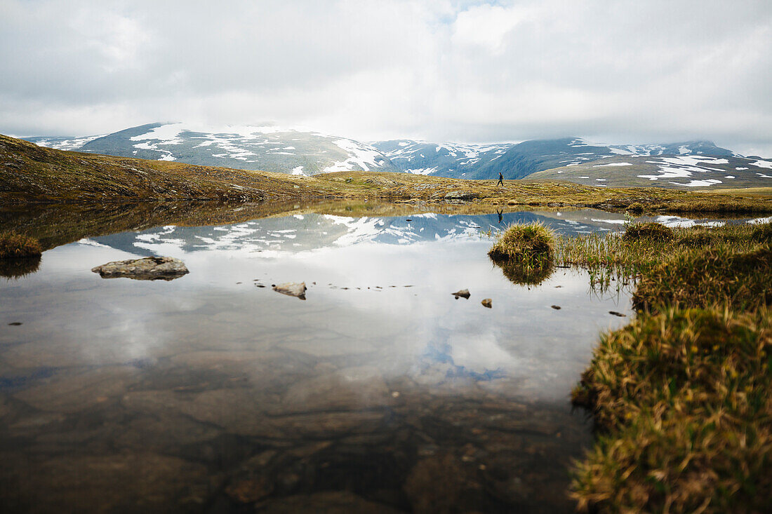 Blick auf Berglandschaft