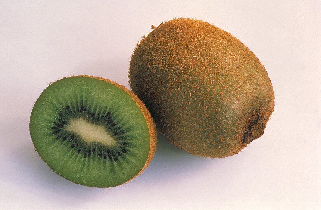 Kiwis; One Cut in Half