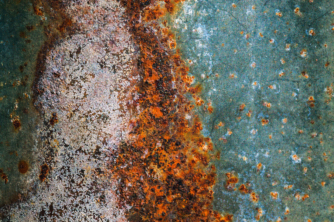 Rusted metal, California