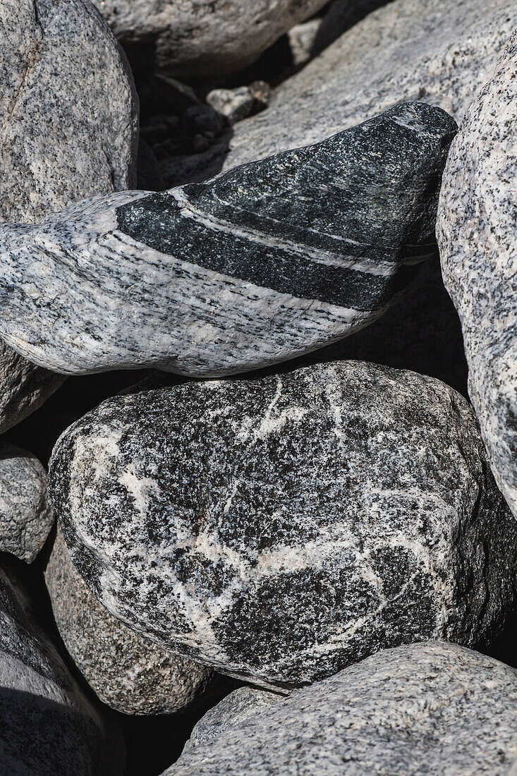 Hornblende granite rocks, California