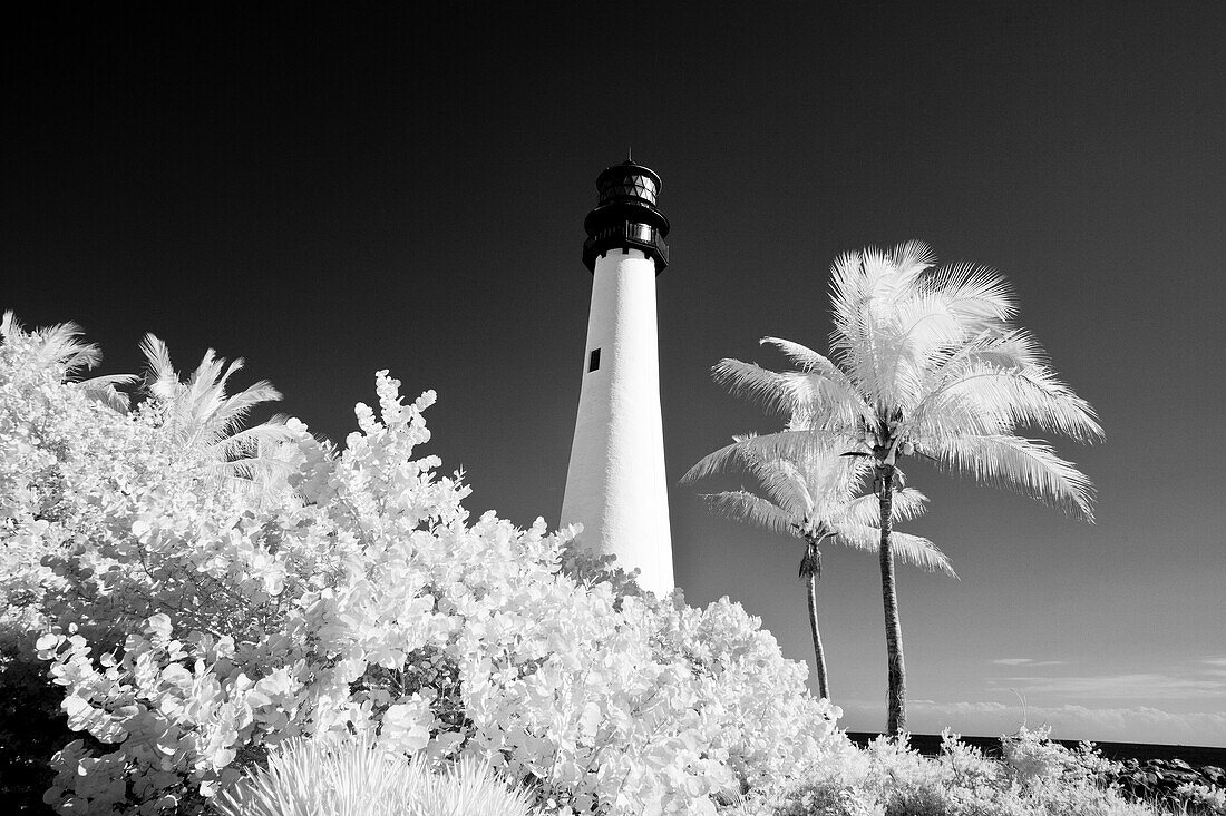 USA, Florida. Cape Florida Leuchtturm in Key Biscayne