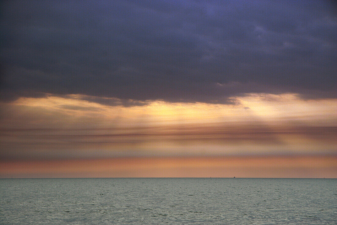 Sunrise on Tybee Island Beach, Georgia, USA