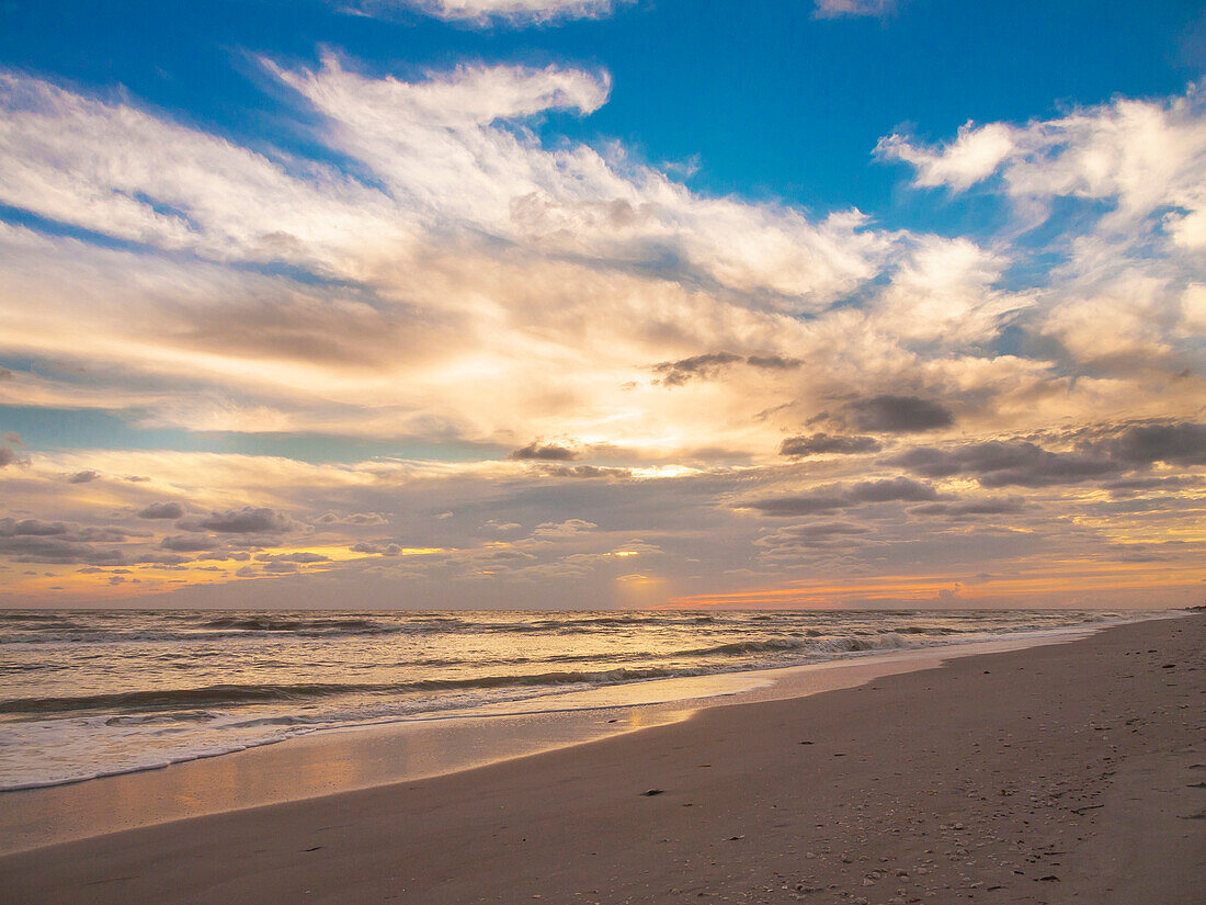 Sunset on Sanibel Island, Florida, USA