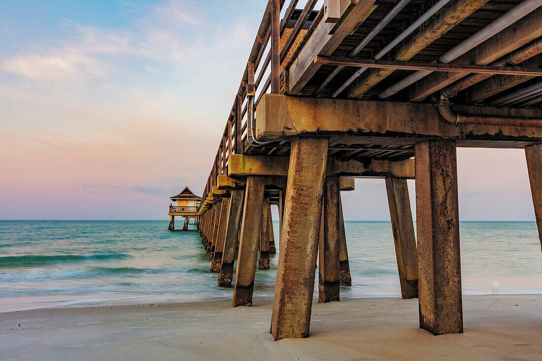 Naples Pier in Naples Florida, USA