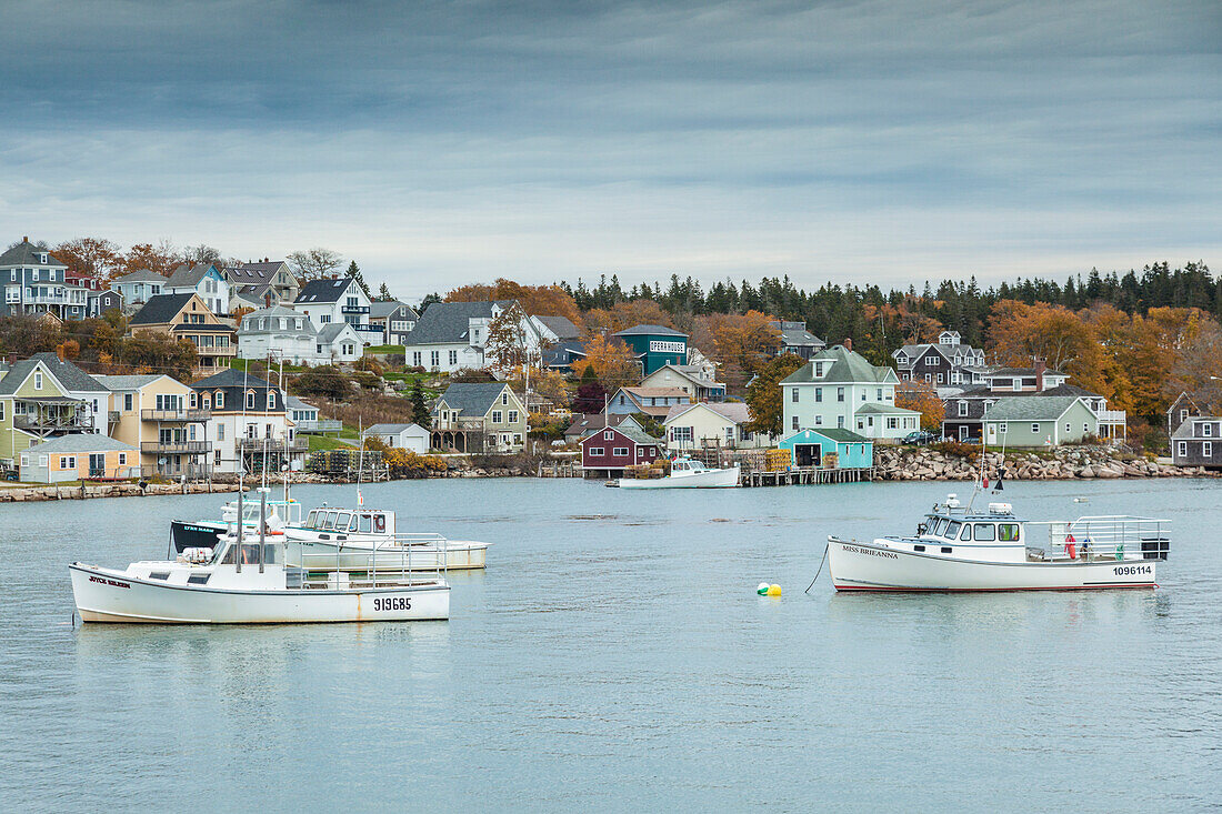 USA, Maine, Stonington, Stonington Harbor, Herbst