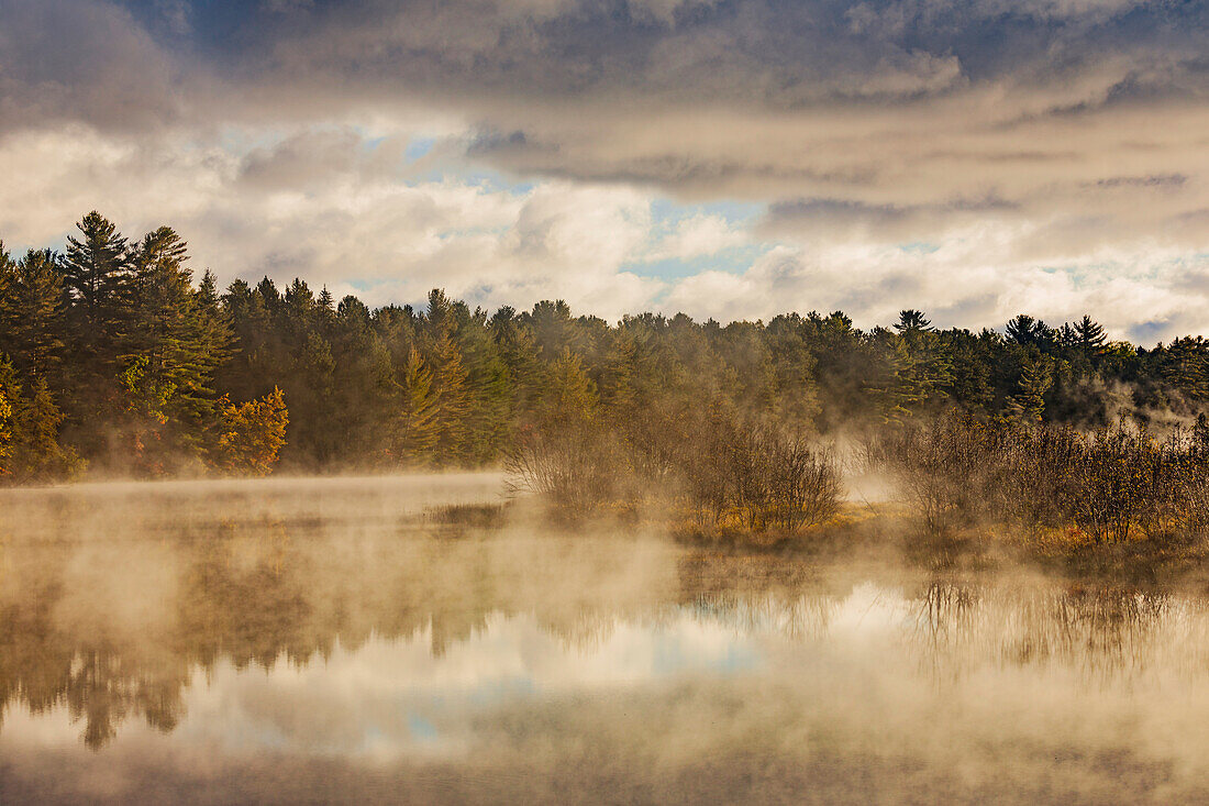 Tahquamenon River at sunrise, near Paradise, Michigan, Upper Peninsula.