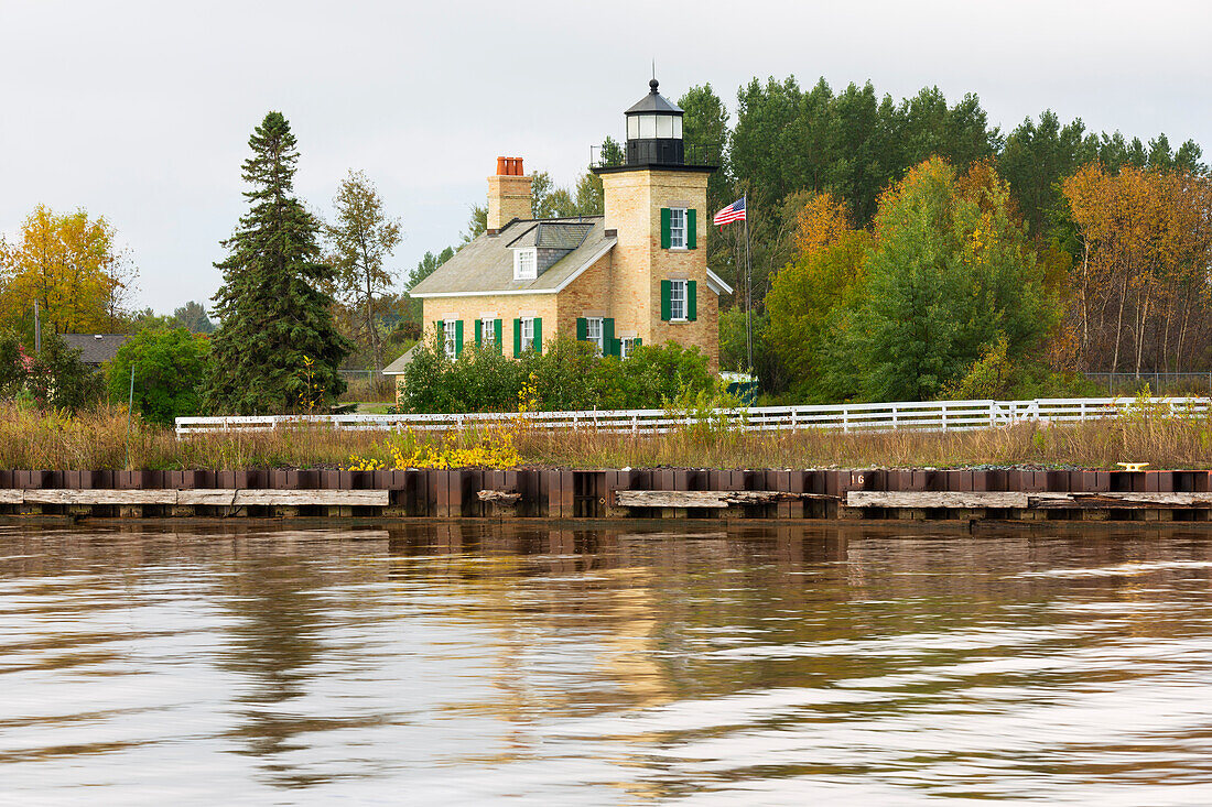 Michigan, Ontonagon, Ontonagon-Leuchtturm, erbaut 1866