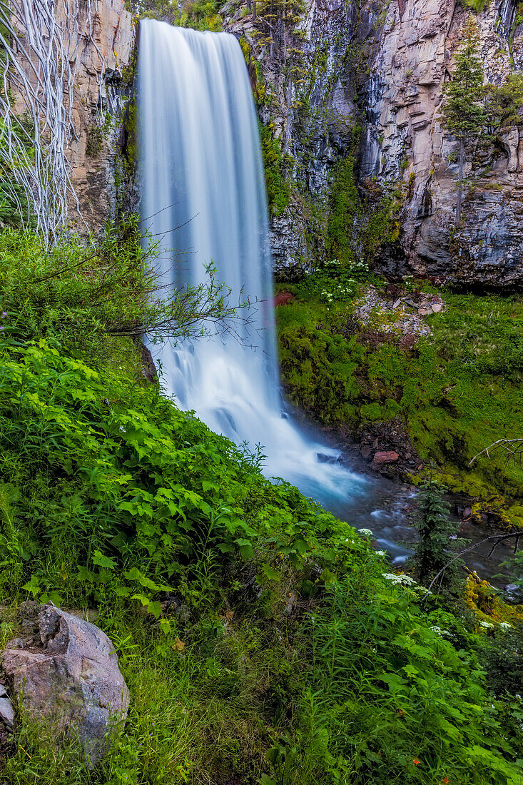 Tumalo Falls im Deschutes National Forest bei Bend, Oregon, USA (Großformate verfügbar)