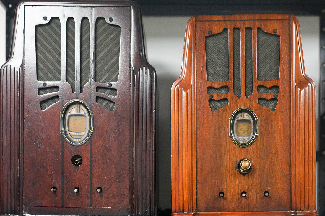 Antike Radios.