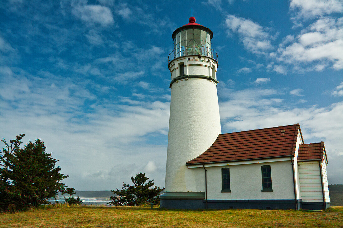 Cape Blanco Lighthouse, Cape Blanco State Park, Oregon, Usa