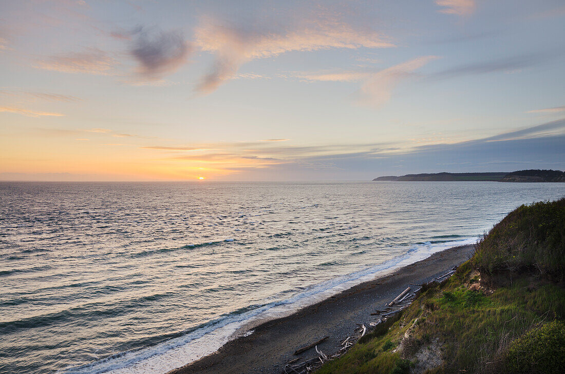 Sonnenuntergang auf Whidbey Island