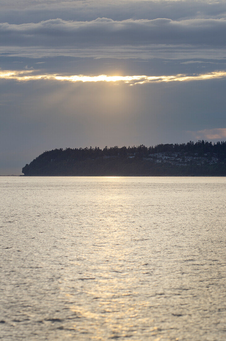 Semiahmoo Bay sunset, Blaine, Washington State