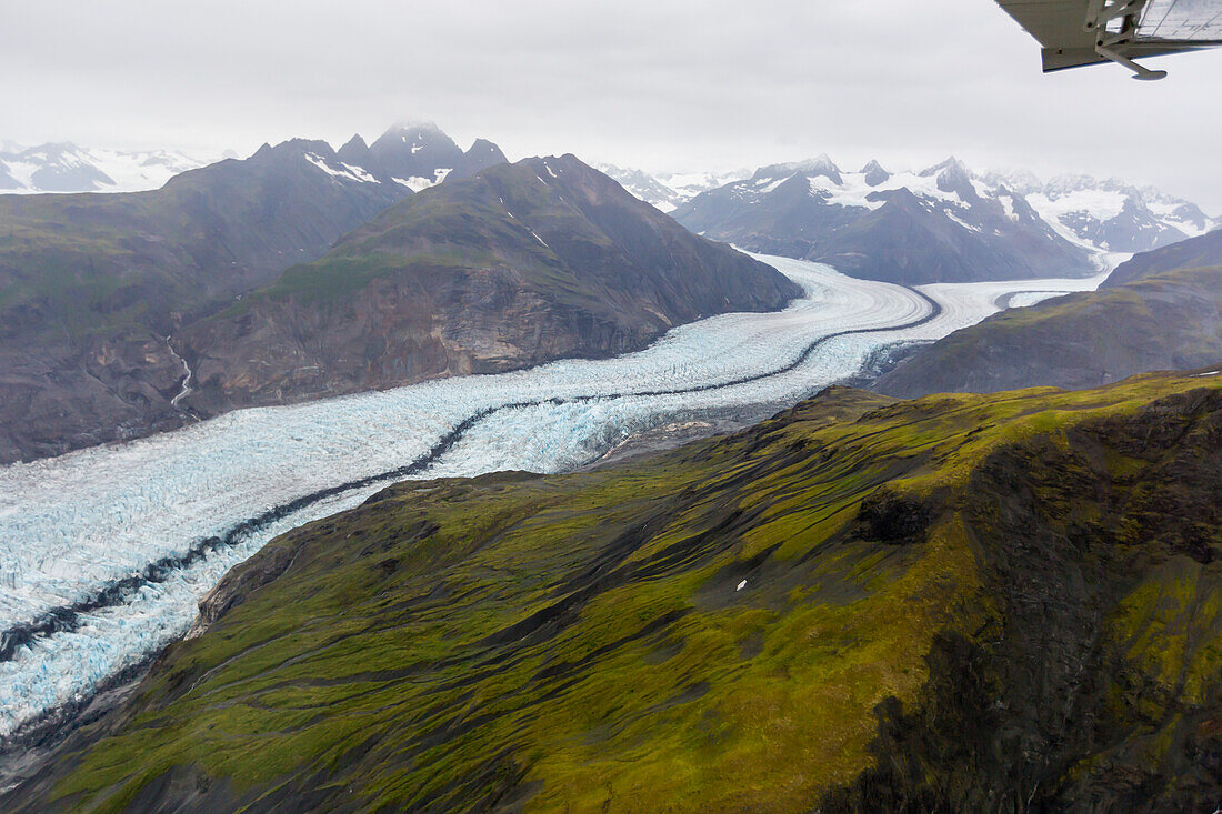 Rundflug von Haines über die Fairweather Range im Glacier Bay National Park, Südost-Alaska, Vereinigte Staaten von Amerika, Nordamerika