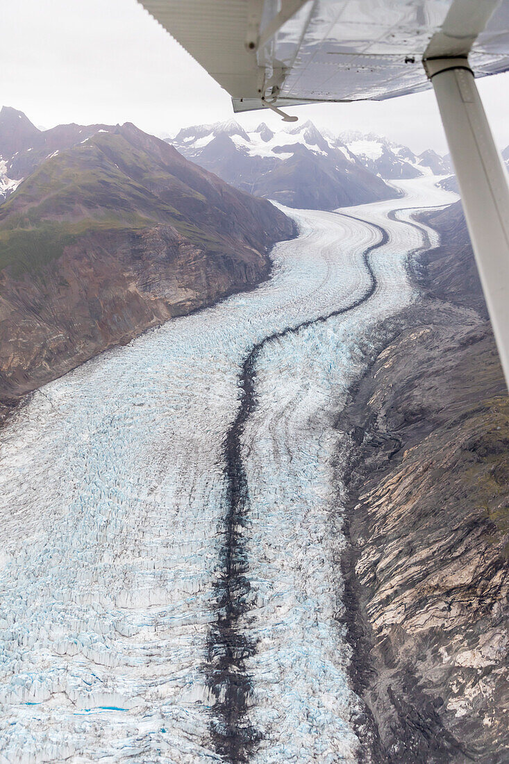 Rundflug von Haines über die Fairweather Range im Glacier Bay National Park, Südost-Alaska, Vereinigte Staaten von Amerika, Nordamerika