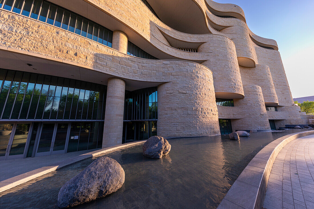 The Smithsonian Institution National Museum of the American Indian on the National Mall, Washington, D.C., United States of America, North America