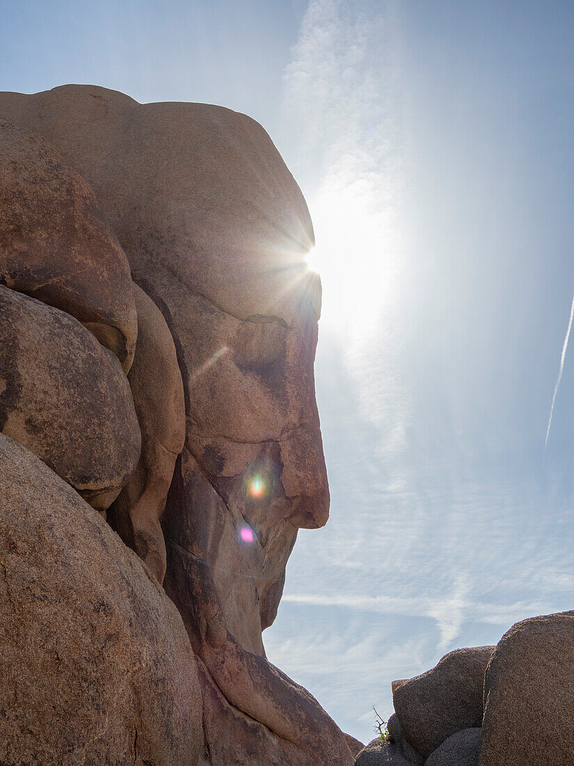 Verwitterte Felsen im Joshua-Tree-Nationalpark, Kalifornien, Vereinigte Staaten von Amerika, Nordamerika