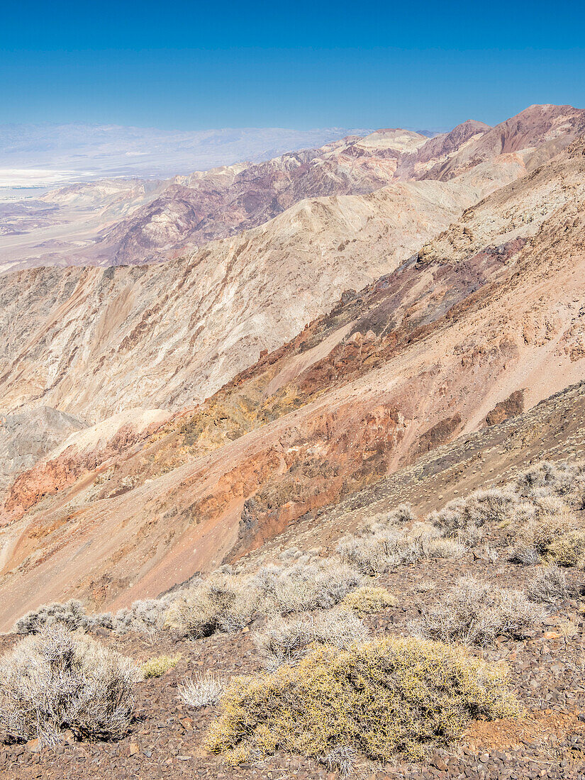 Blick nach Norden von Dante's View im Death Valley National Park, Kalifornien, Vereinigte Staaten von Amerika, Nordamerika