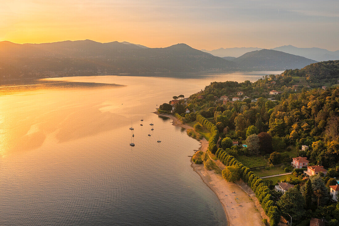 Angera, Varese district, Lago Maggiore, Lombardy, Italian Lakes, Italy, Europe