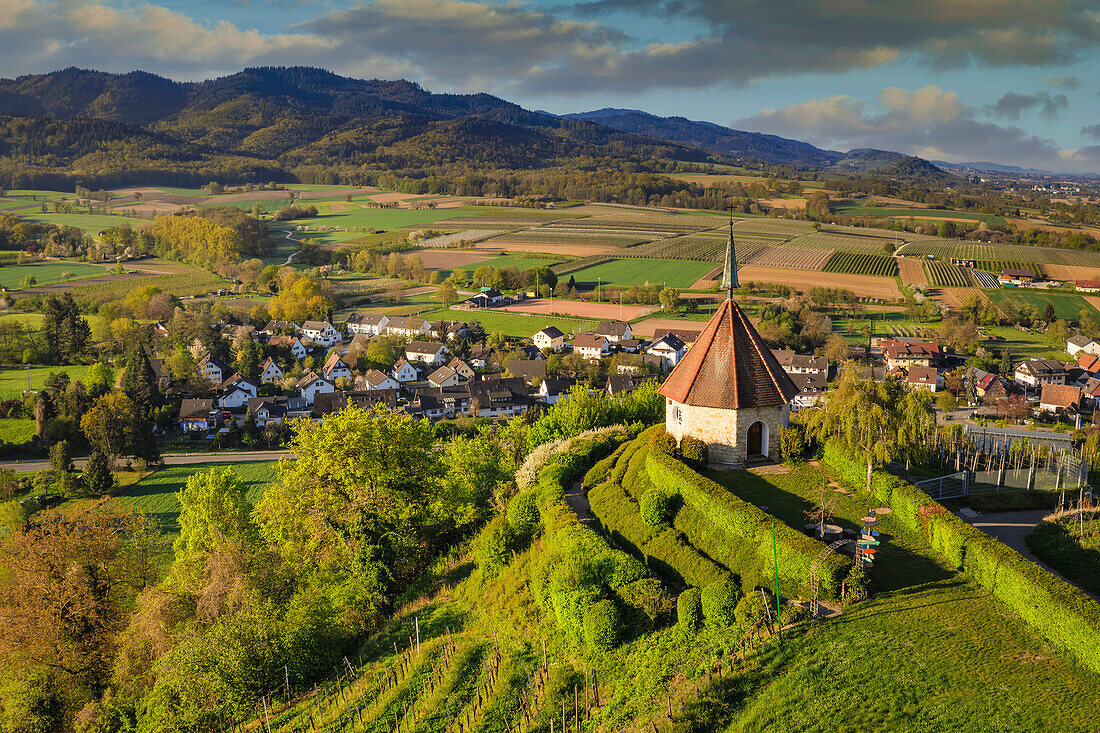 Olbergkapelle Chapel near Ehrenstetten, Markgrafler Land, Black Forest, Baden-Wurttemberg, Germany, Europe
