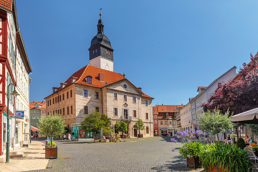 Town hall, Bad Langensalza, Thuringia, Thuringian Basin, Germany, Europe