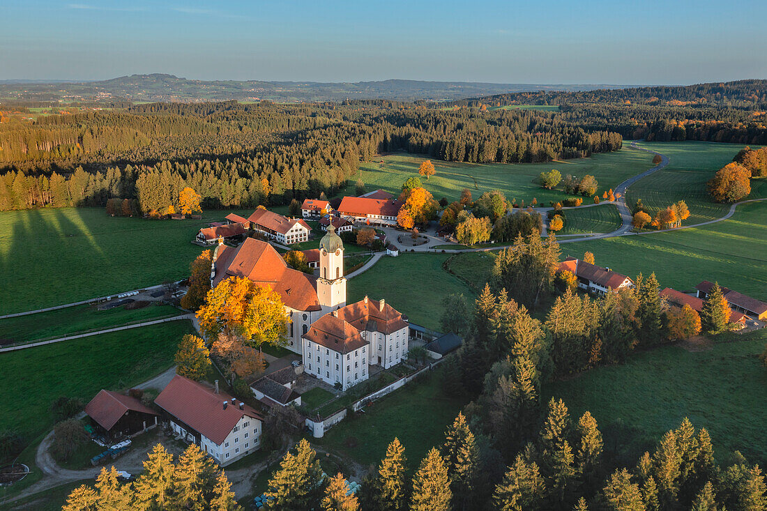 Wallfahrtskirche Wieskirche, UNESCO-Welterbe, Weis, Steingaden, Oberbayern, Bayern, Deutschland, Europa