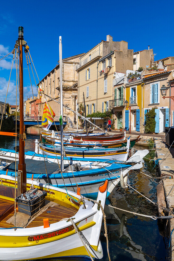 Der Hafen von Martigues, Martigues, Bouches du Rhone, Provence-Alpes-Cote d'Azur, Frankreich, Westeuropa